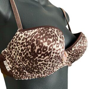 🌸4/$50🌸 Reger Leopard Print Silk Underwire Bra – 34C
